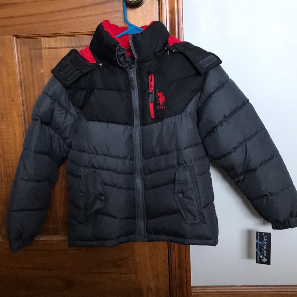 Grey winter coat